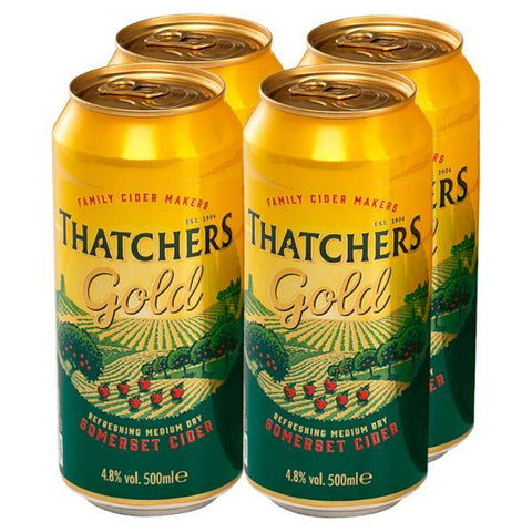 Thatchers Gold Cider Cans 24x500ml