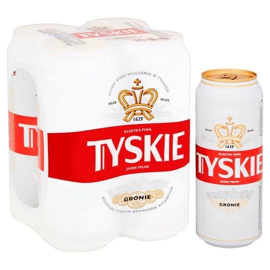 Tyskie Polish Lager Cans 24x500ml