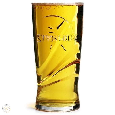 Strongbow 'Arrow' Pint Glass